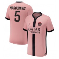 Paris Saint-Germain Marquinhos #5 Tredjeställ 2024-25 Kortärmad